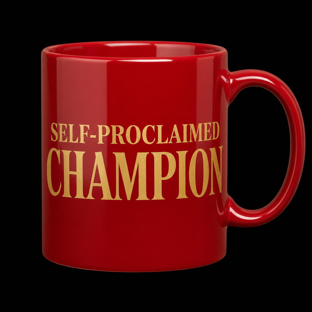Self-Awarded Fantasy Football Champ Mug