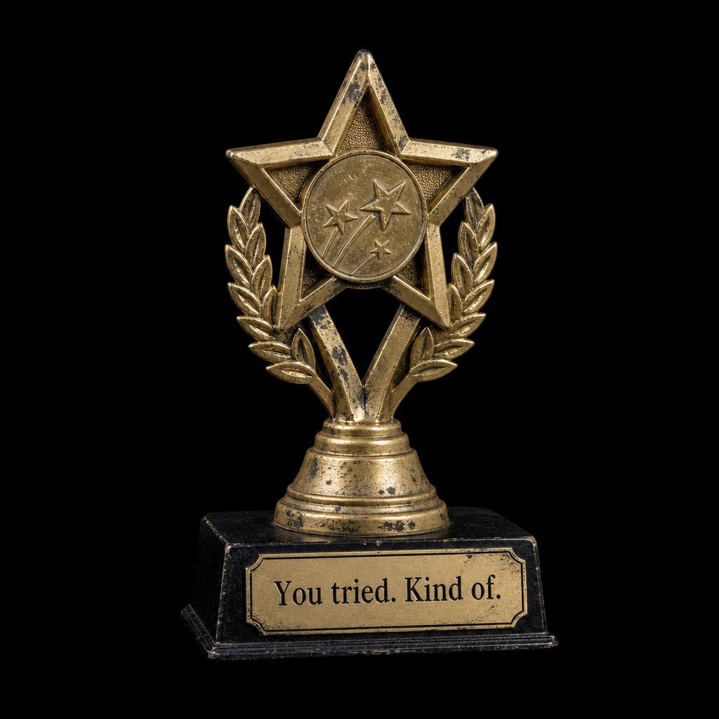 Fun Run 4 Participation Trophy